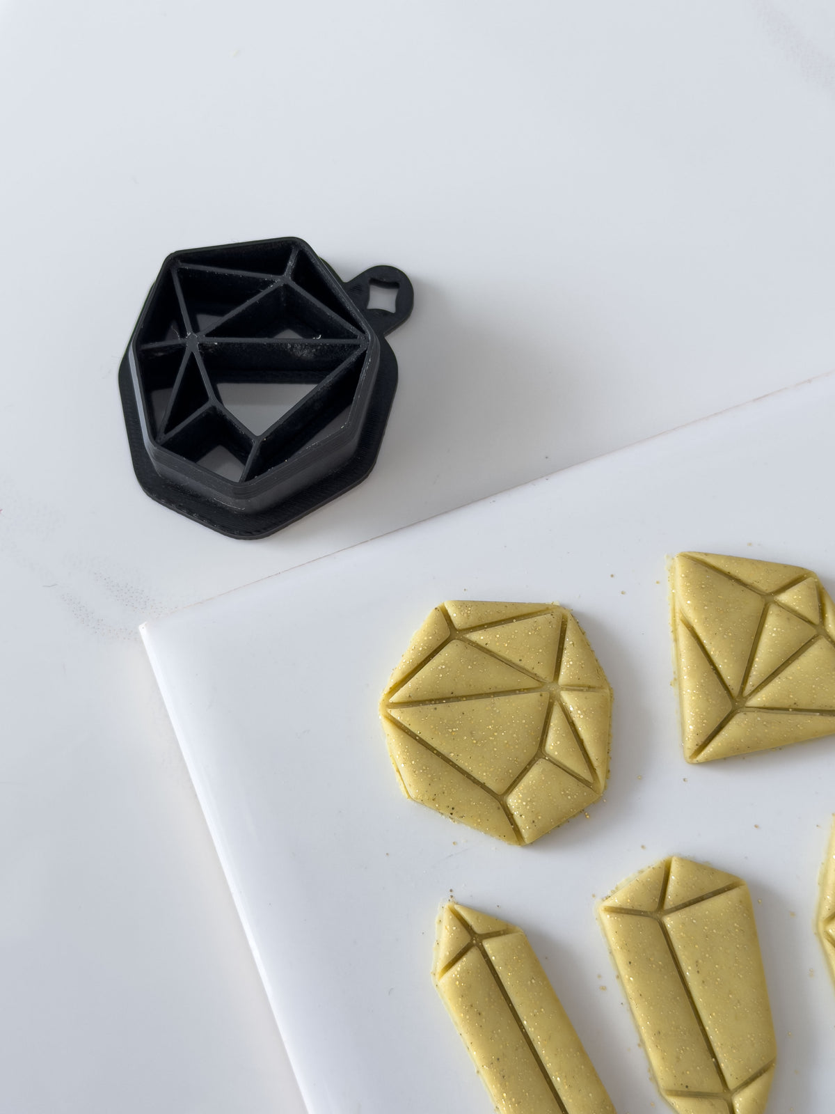 Detailed Gemstone Polymer Clay Cutter