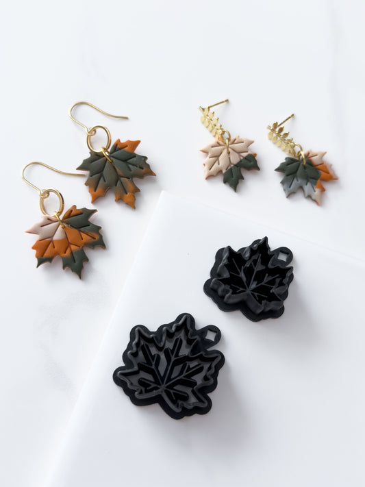 Detailed Maple Leaf Polymer Clay Cutter