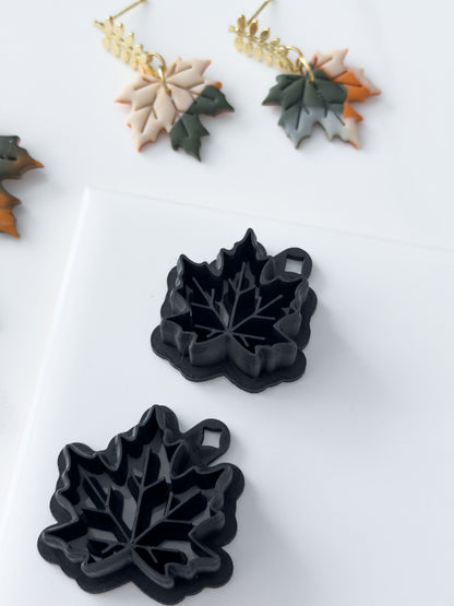 Detailed Maple Leaf Polymer Clay Cutter
