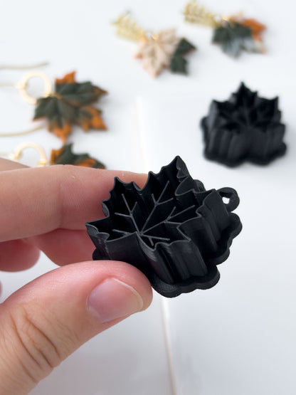 Detailed Maple Leaf Polymer Clay Cutter