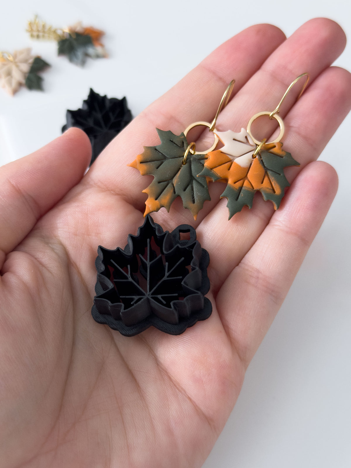 Detailed Maple Leaf Polymer Clay Cutter