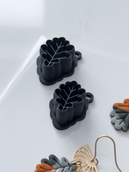 Detailed Oak Leaf Polymer Clay Cutter