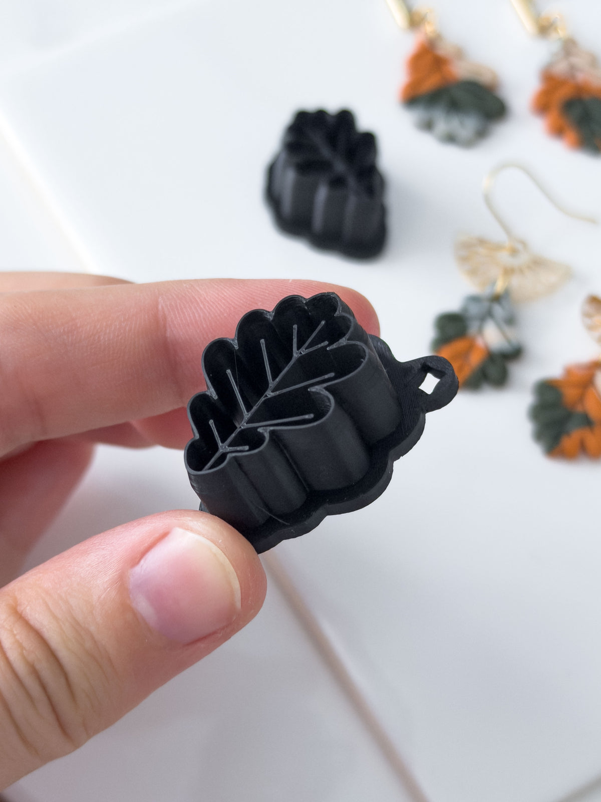 Detailed Oak Leaf Polymer Clay Cutter
