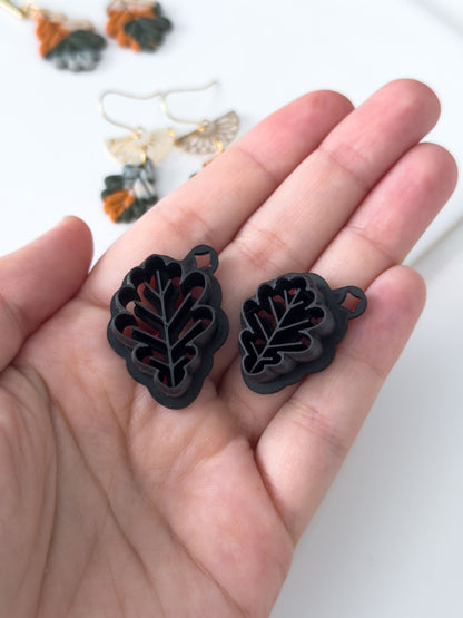 Detailed Oak Leaf Polymer Clay Cutter