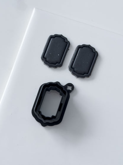 Detailed Vintage Frame Polymer Clay Cutter