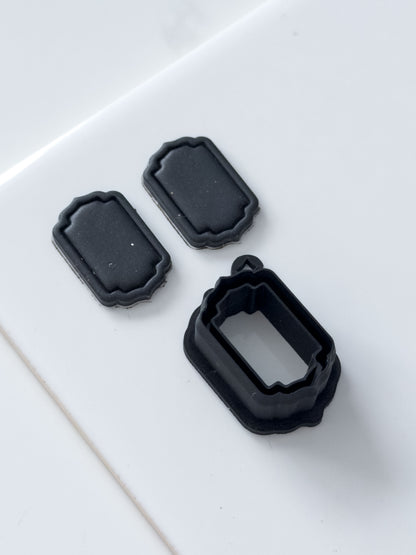 Detailed Vintage Frame Polymer Clay Cutter