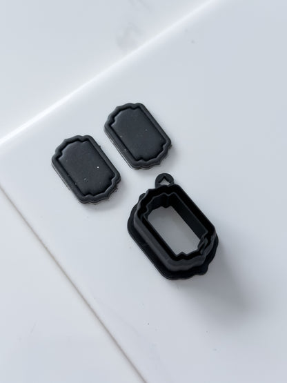 Detailed Vintage Frame Polymer Clay Cutter
