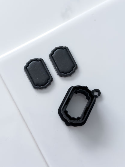 Detailed Vintage Frame Polymer Clay Cutter