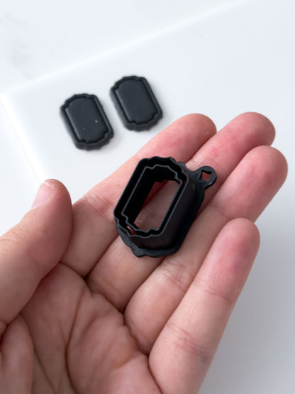 Detailed Vintage Frame Polymer Clay Cutter