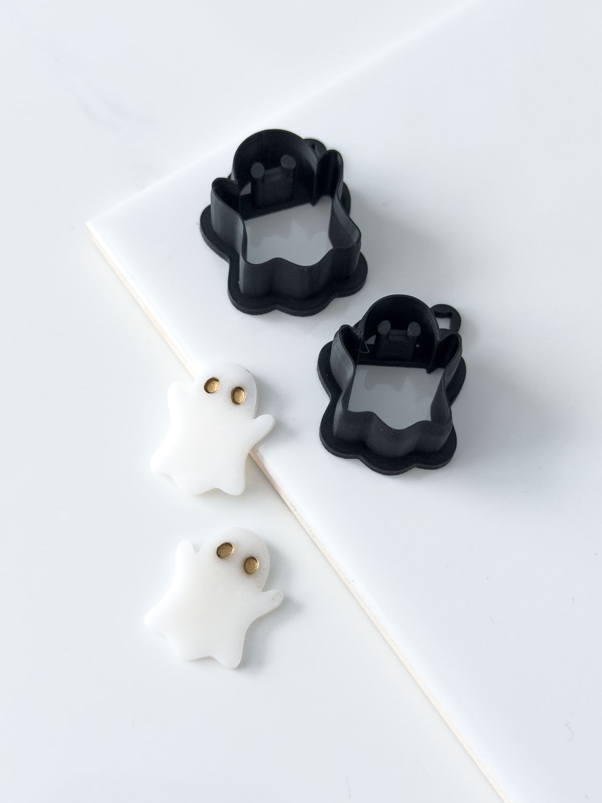 Ghosty Halloween Polymer Clay Cutter