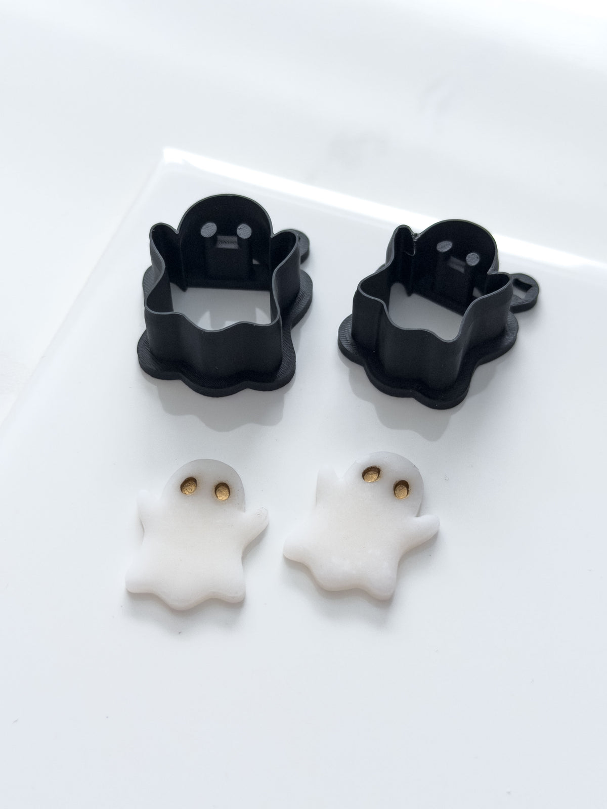 Ghosty Halloween Polymer Clay Cutter