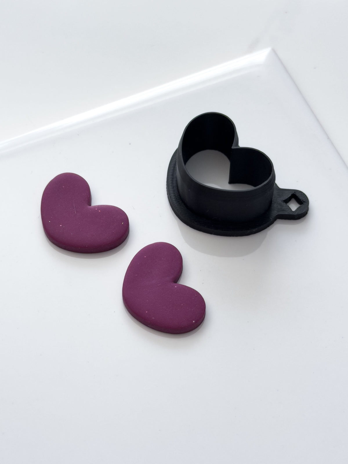 Heart #2 Polymer Clay Cutter