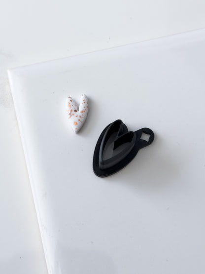 Heart #3 Polymer Clay Cutter