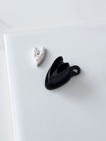Heart #3 Polymer Clay Cutter