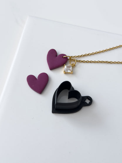 Heart #4 Polymer Clay Cutter
