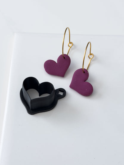 Heart #5 Polymer Clay Cutter