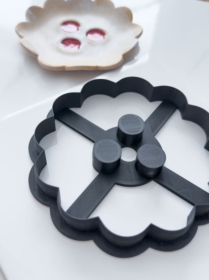 Original Linzer Augen Trinket Dish Polymer Clay Cutter