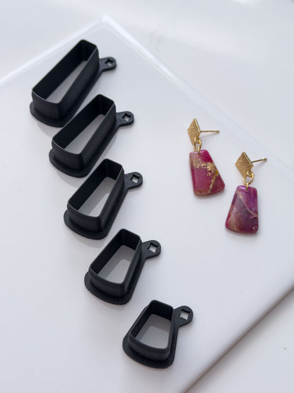 Long Fan Dangle Polymer Clay Cutter
