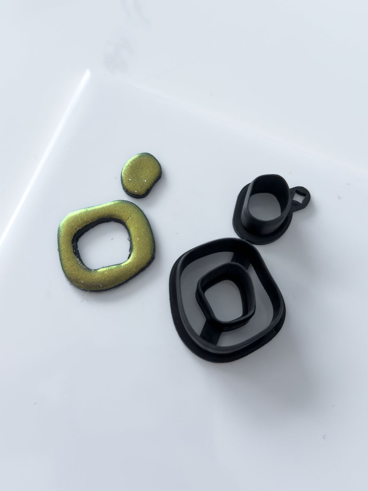 Organic Round Donut Polymer Clay Cutter Set