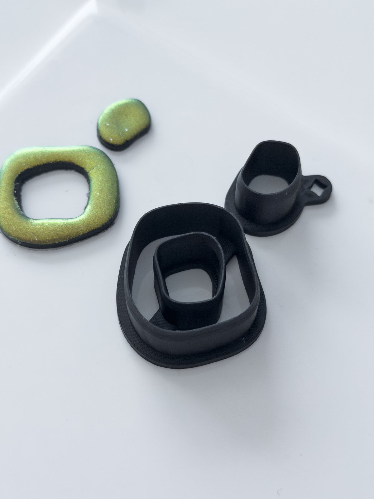 Organic Round Donut Polymer Clay Cutter Set