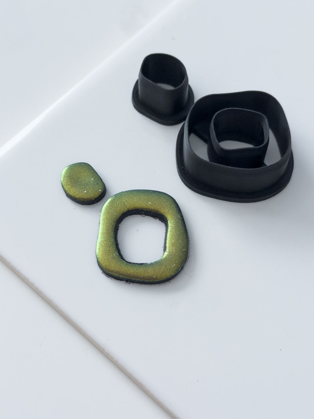 Organic Round Donut Polymer Clay Cutter Set