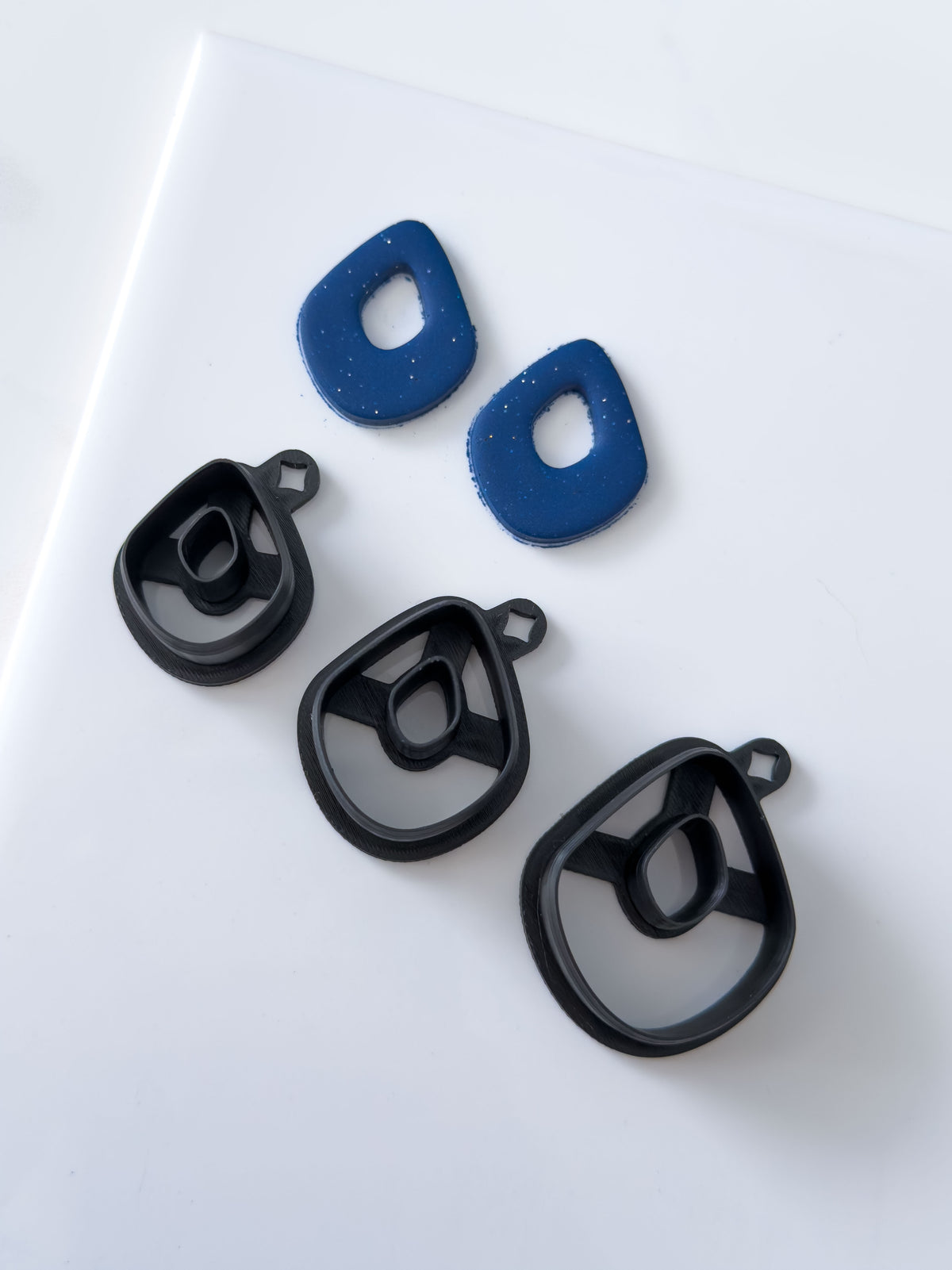 Puffy Diamond Donut Polymer Clay Cutter