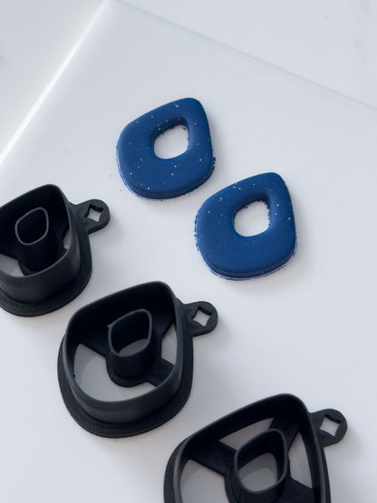 Puffy Diamond Donut Polymer Clay Cutter