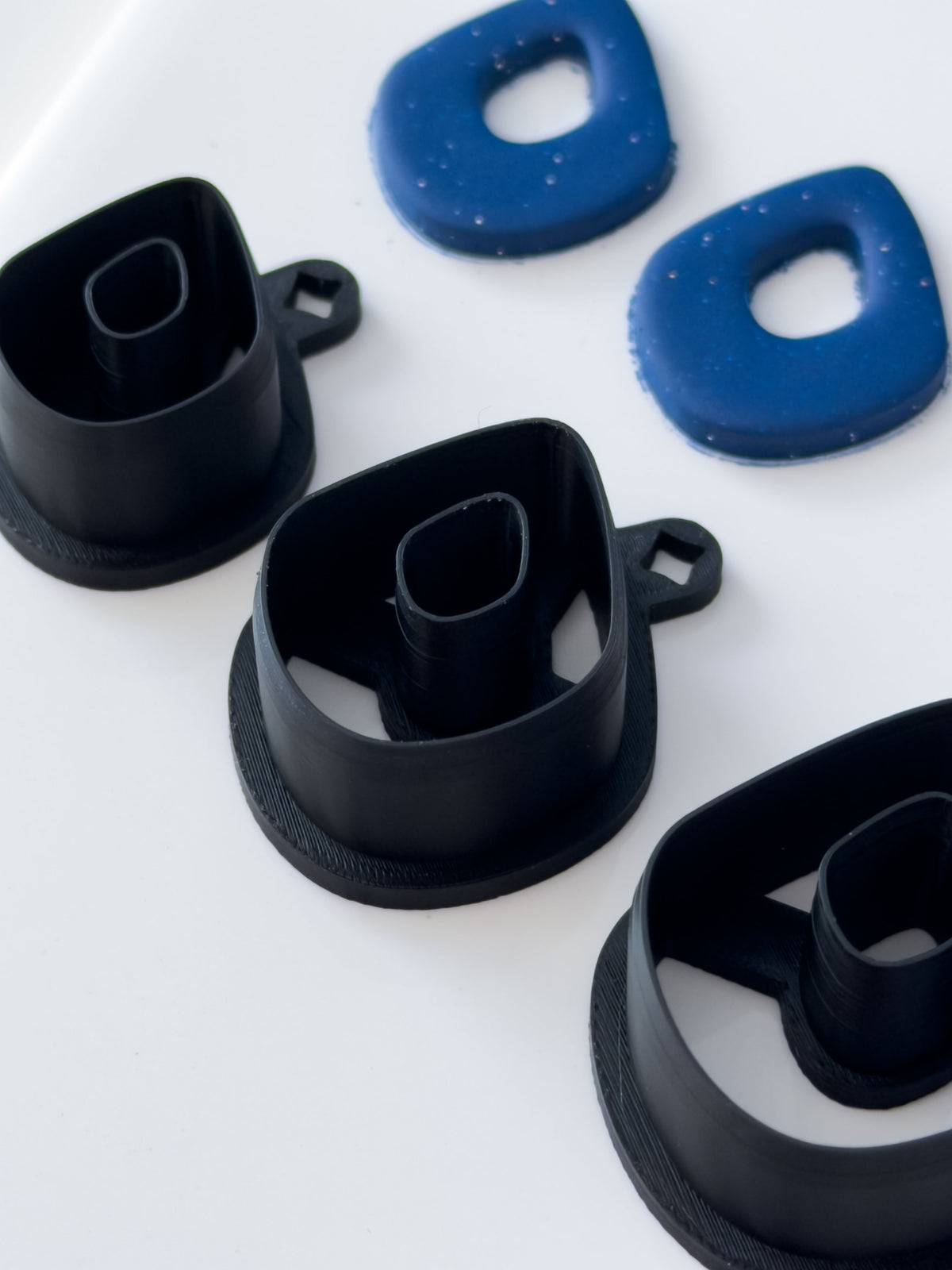 Puffy Diamond Donut Polymer Clay Cutter