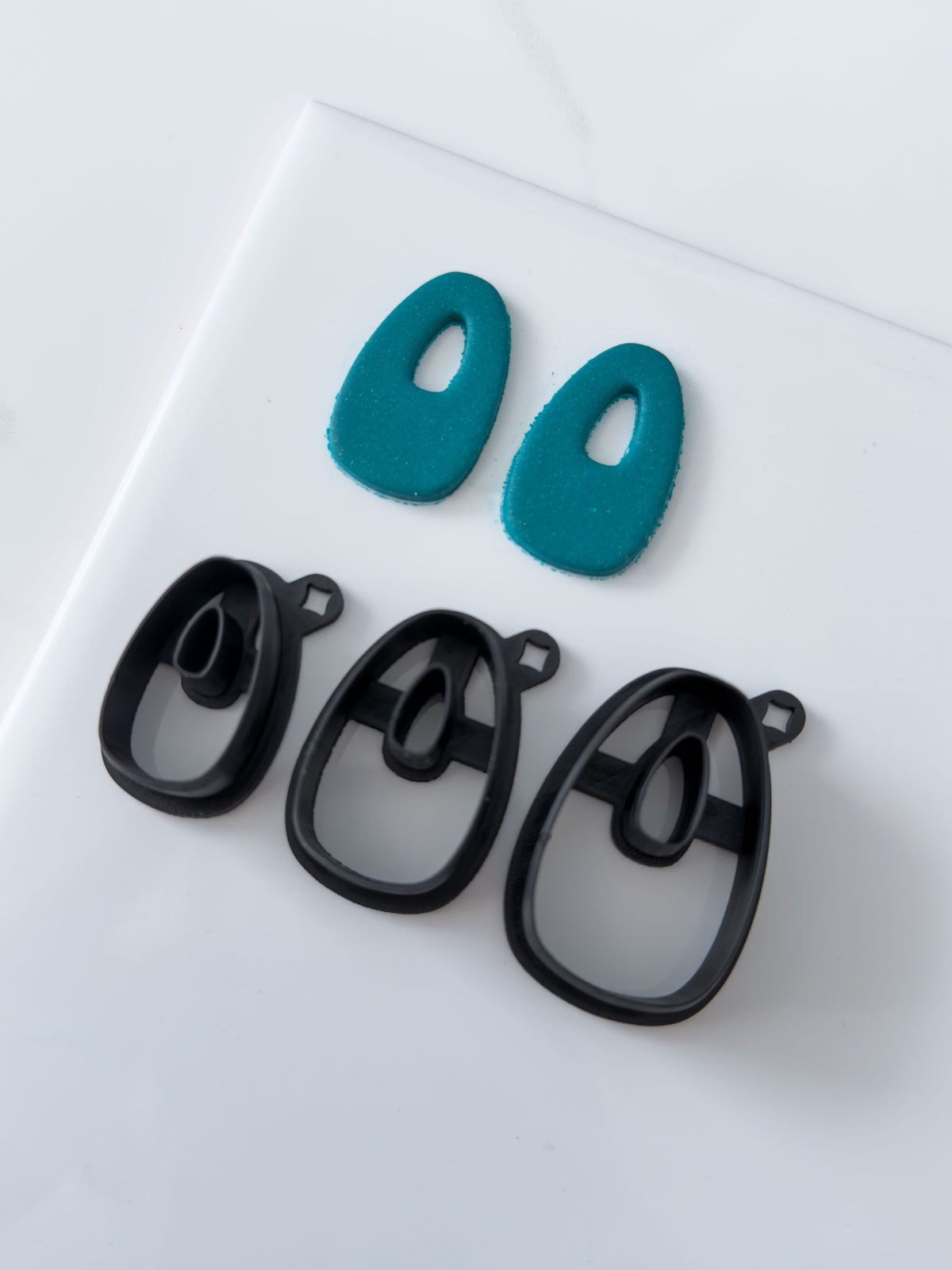 Puffy Oval Donut Polymer Clay Cutter