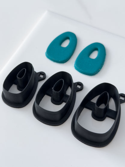 Puffy Oval Donut Polymer Clay Cutter