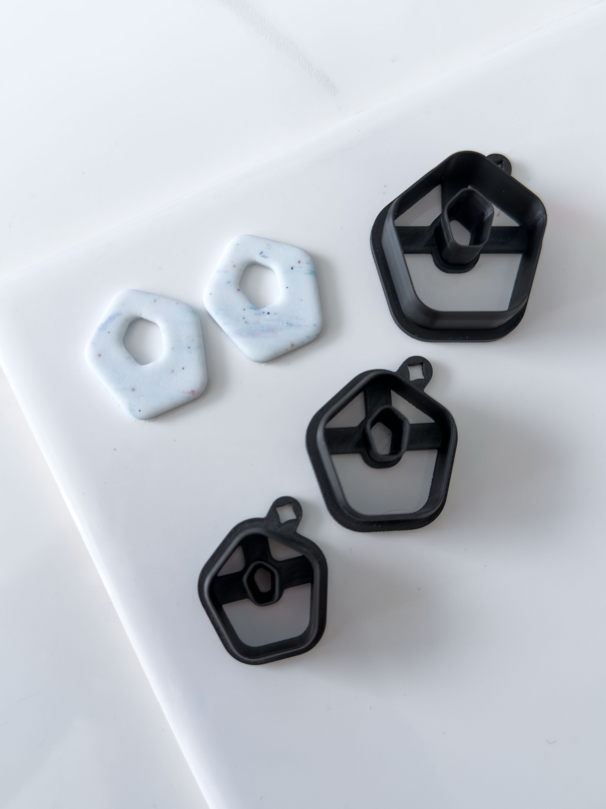Puffy Pentagon Donut Polymer Clay Cutter