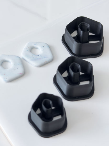 Puffy Pentagon Donut Polymer Clay Cutter