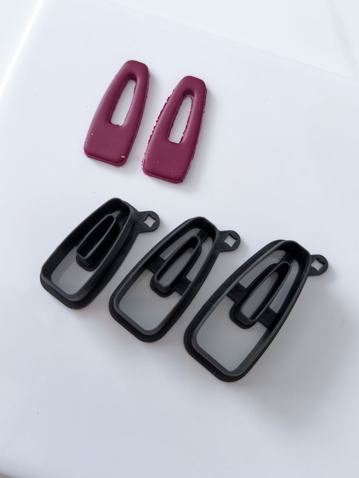 Puffy Rectangle Donut Polymer Clay Cutter