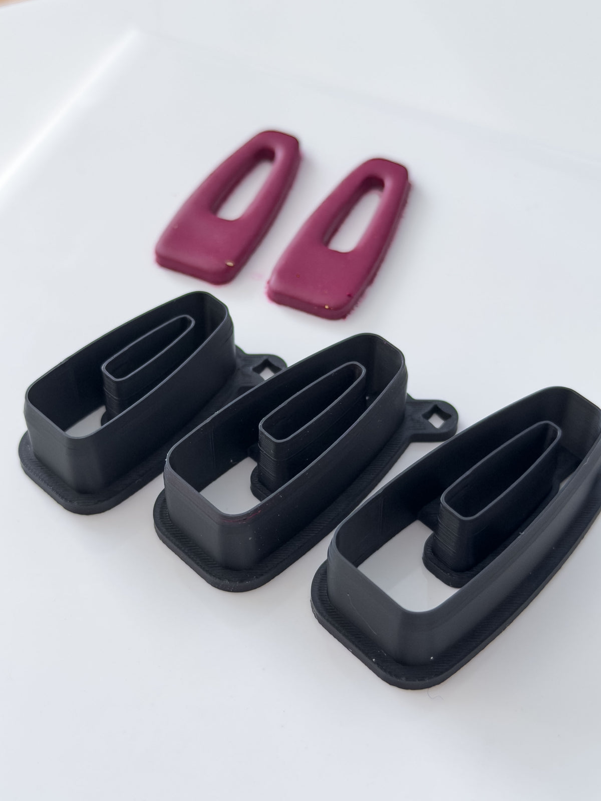 Puffy Rectangle Donut Polymer Clay Cutter