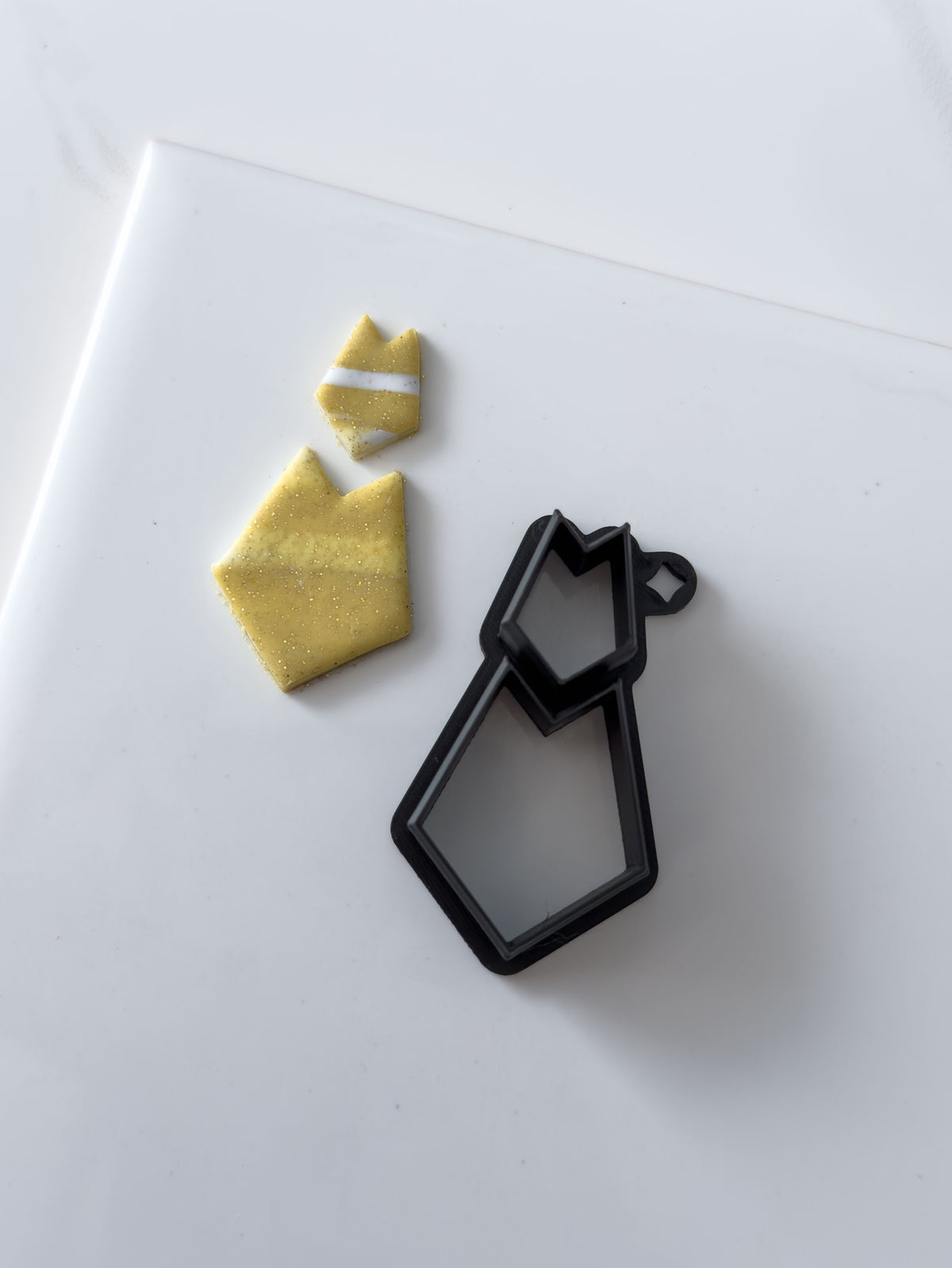 Sharp Geometric Dangle Polymer Clay Cutter Set