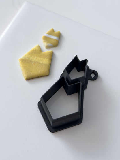 Sharp Geometric Dangle Polymer Clay Cutter Set