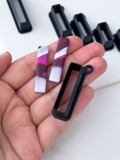 Skinny Rectangle Polymer Clay Cutter