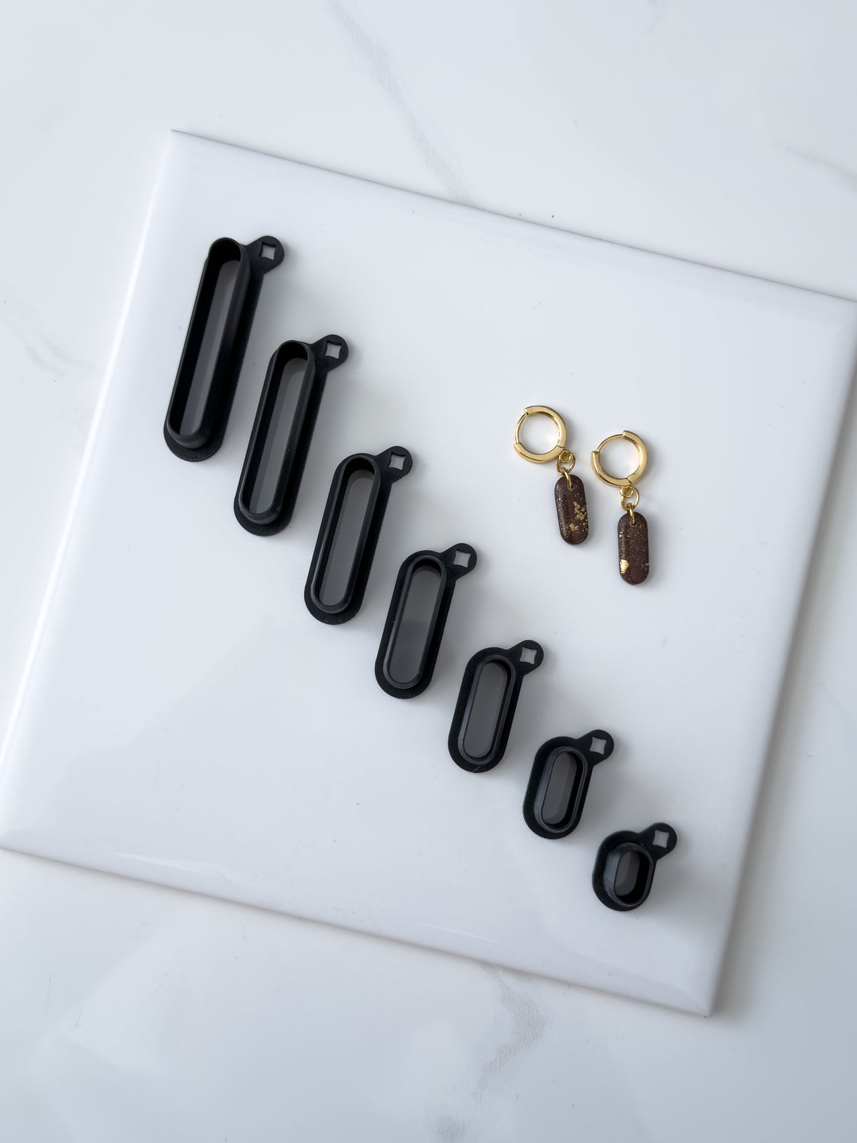 Skinny Rounded Rectangle Polymer Clay Cutter