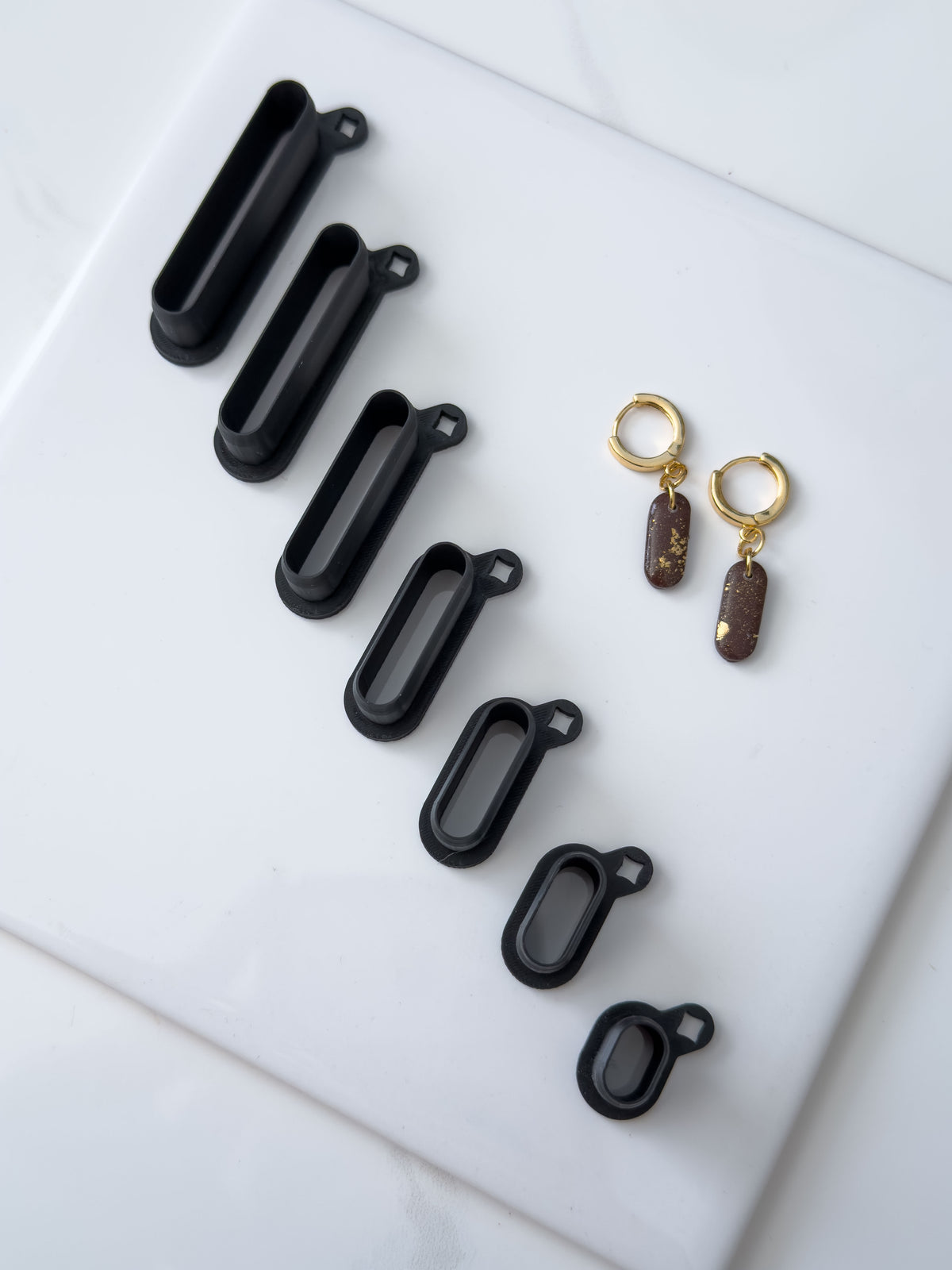 Skinny Rounded Rectangle Polymer Clay Cutter