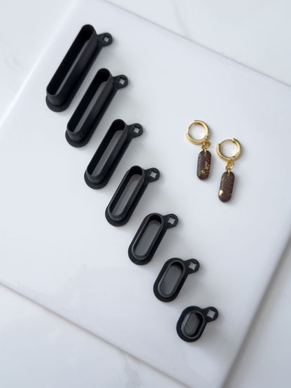 Skinny Rounded Rectangle Polymer Clay Cutter