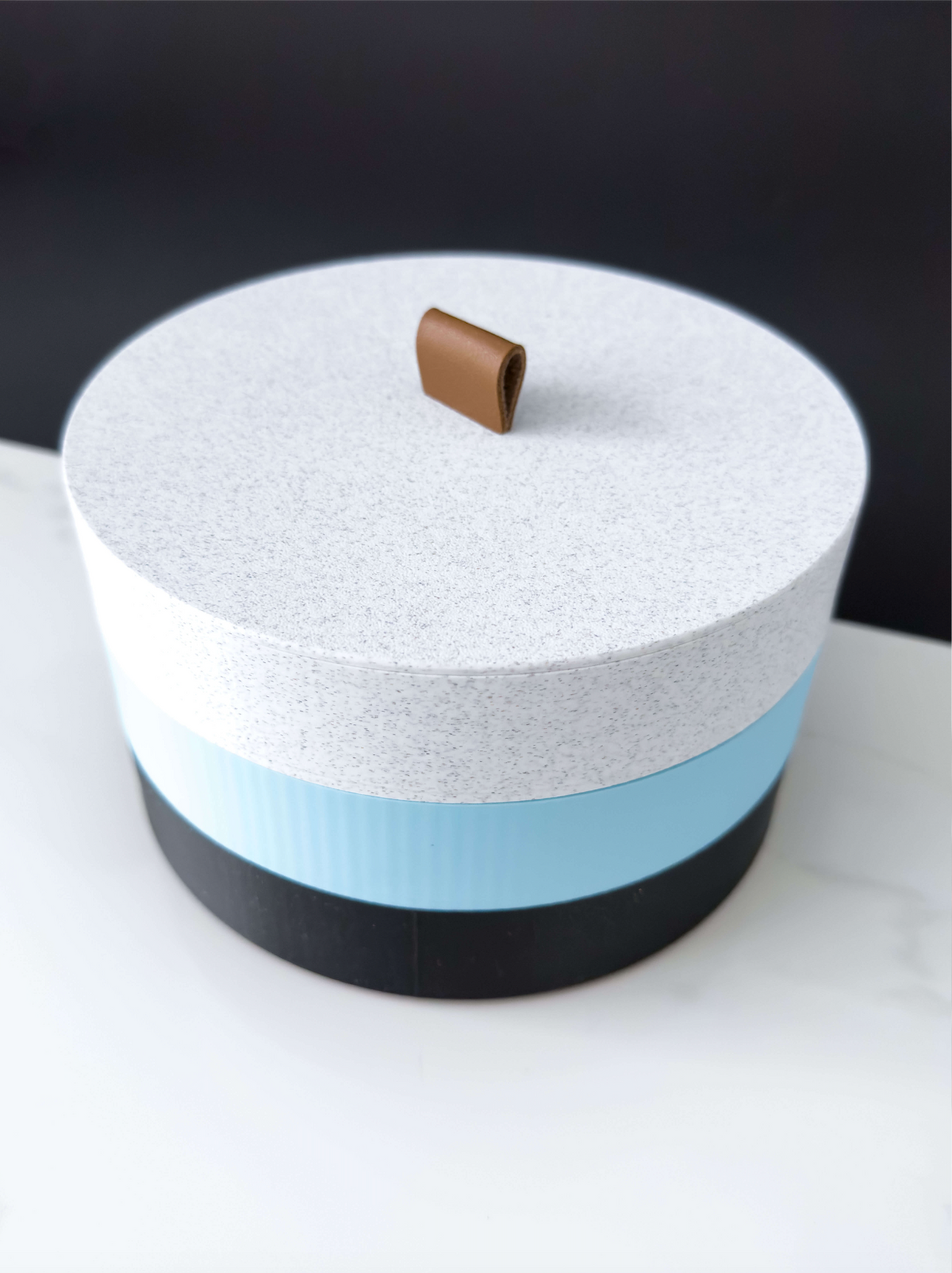 Stackable Round Jewelry/Clay Storage Box