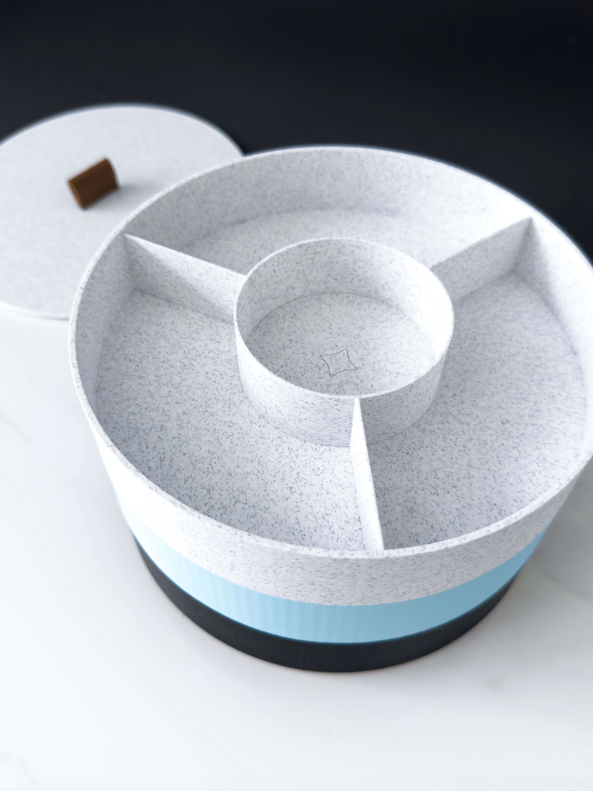 Stackable Round Jewelry/Clay Storage Box