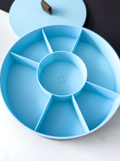 Stackable Round Jewelry/Clay Storage Box