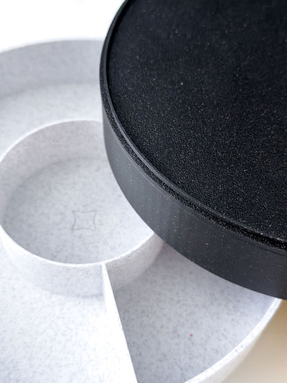 Stackable Round Jewelry/Clay Storage Box
