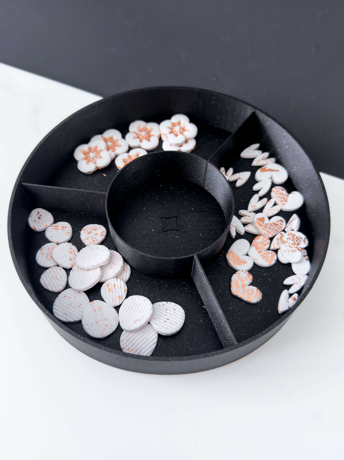 Stackable Round Jewelry/Clay Storage Box
