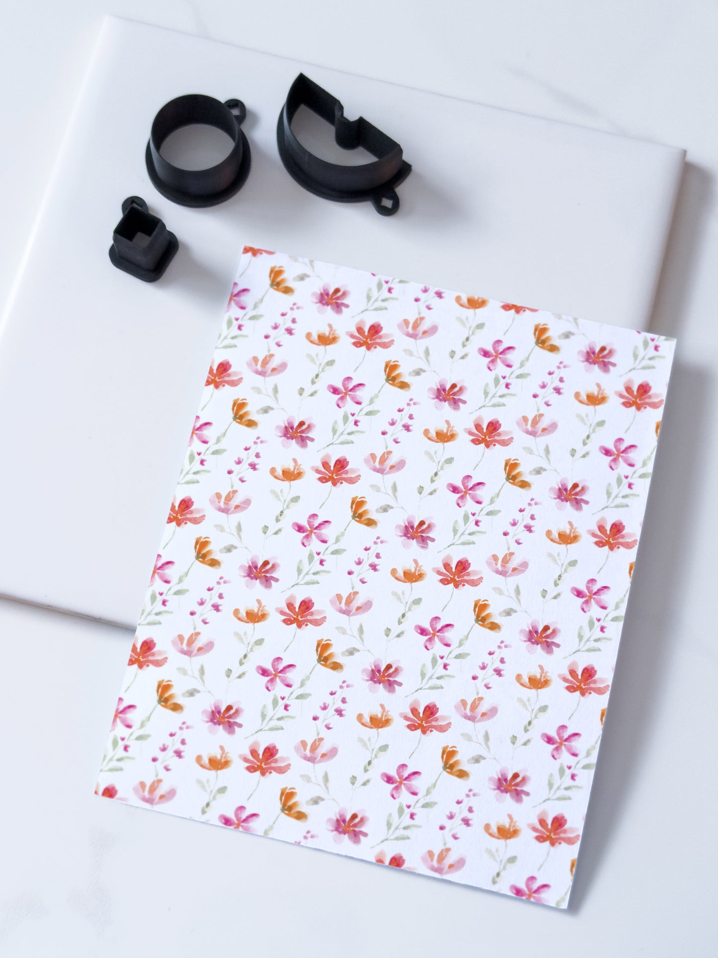 Transfer Paper Watercolour Flowers | 3 Colours