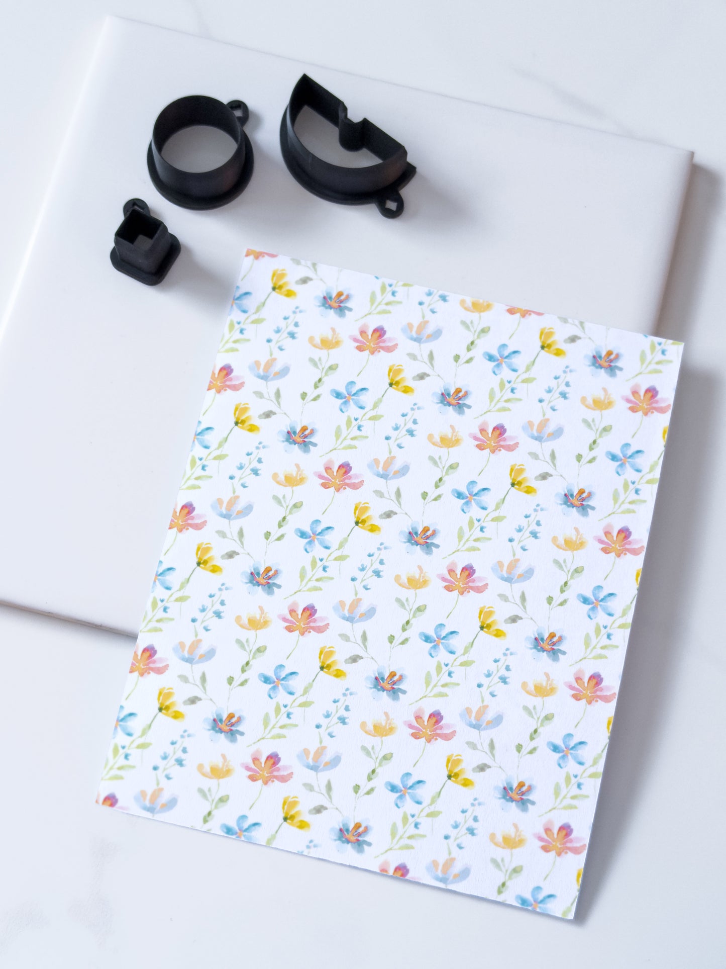 Transfer Paper Watercolour Flowers | 3 Colours
